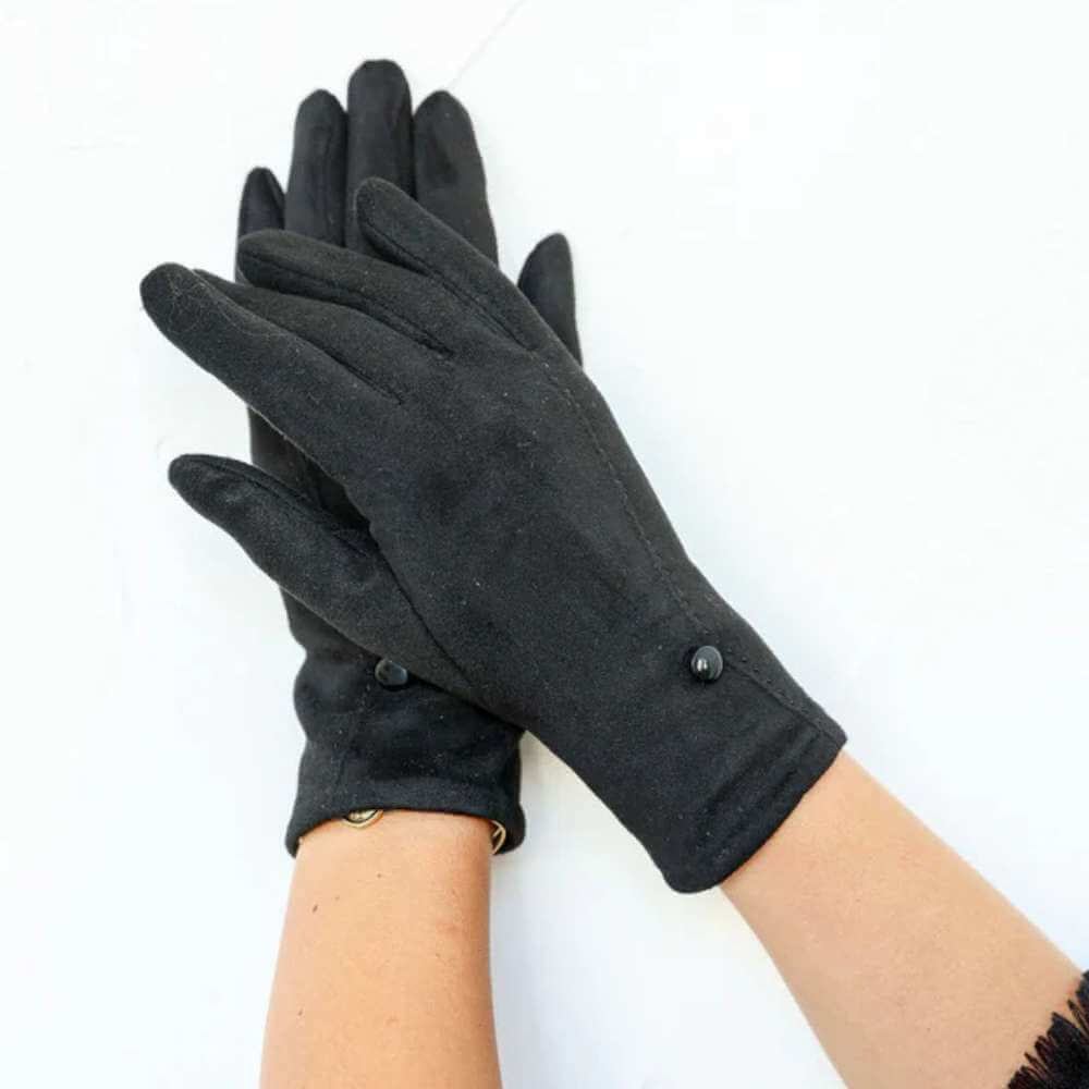 Stretch Gloves - Black - Funky Gifts NZ
