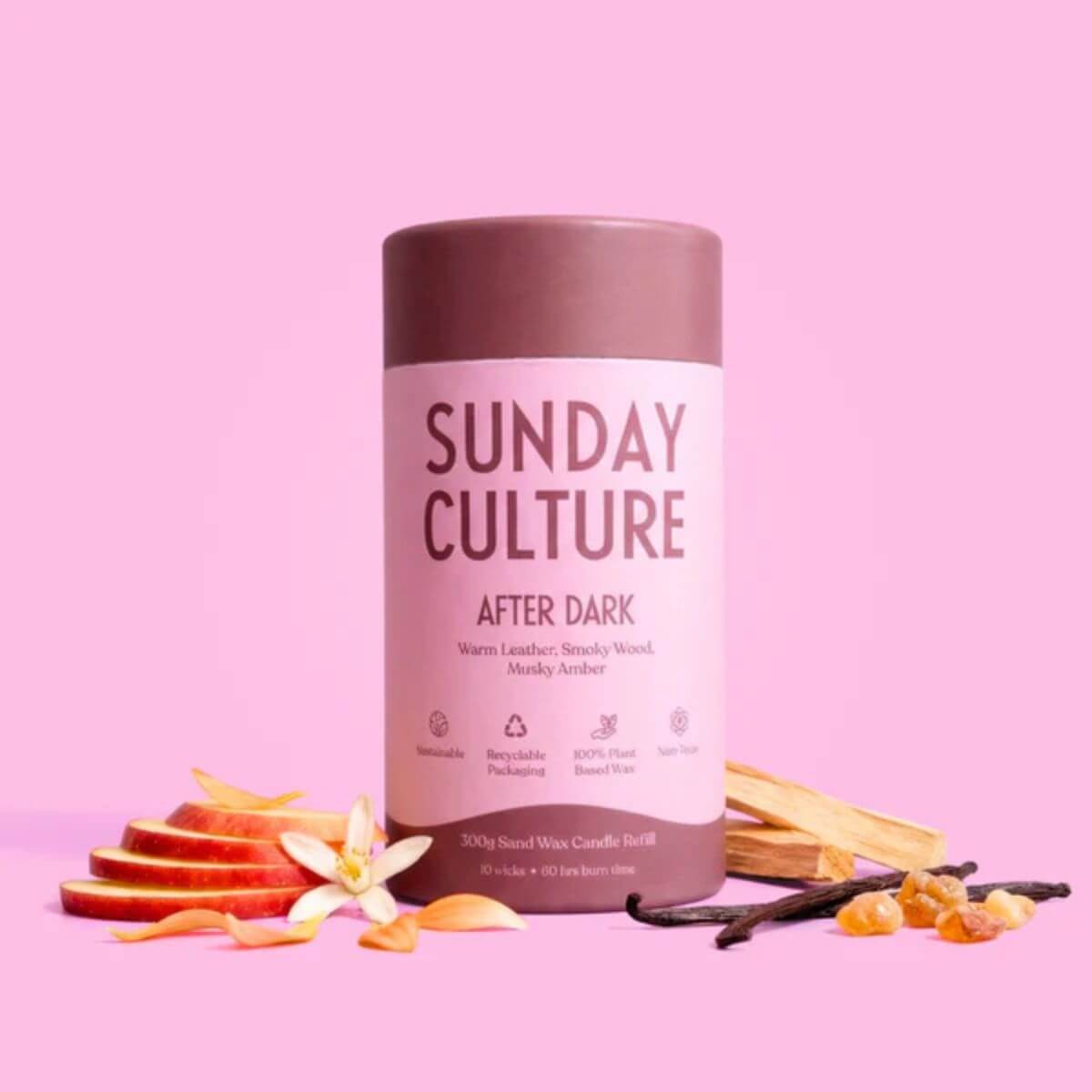 Sunday Culture Sand Wax Ready To Pour - After Dark 300g - Funky Gifts NZ