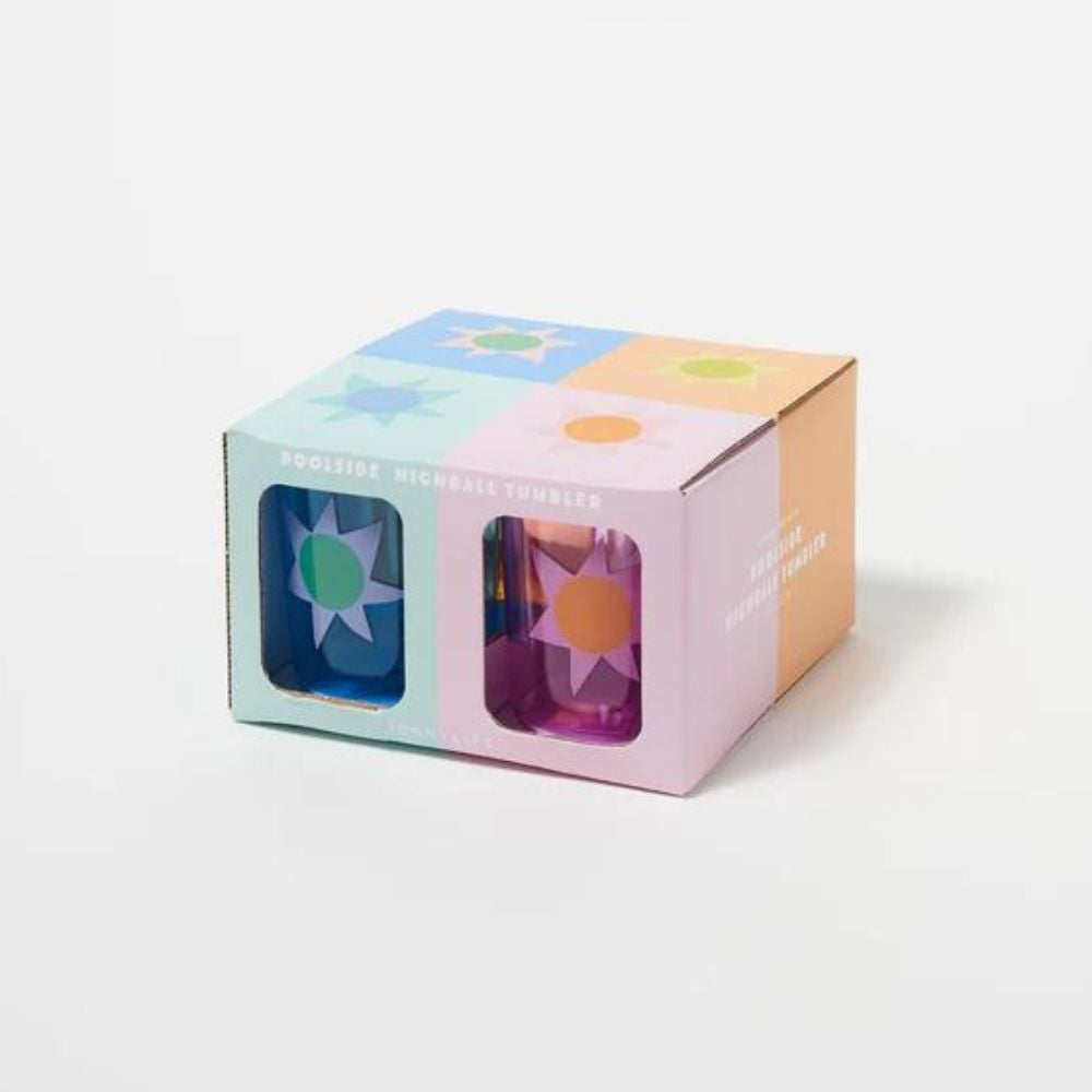 SunnyLife Poolside Highball Tumbler Utopia - Funky Gifts NZ