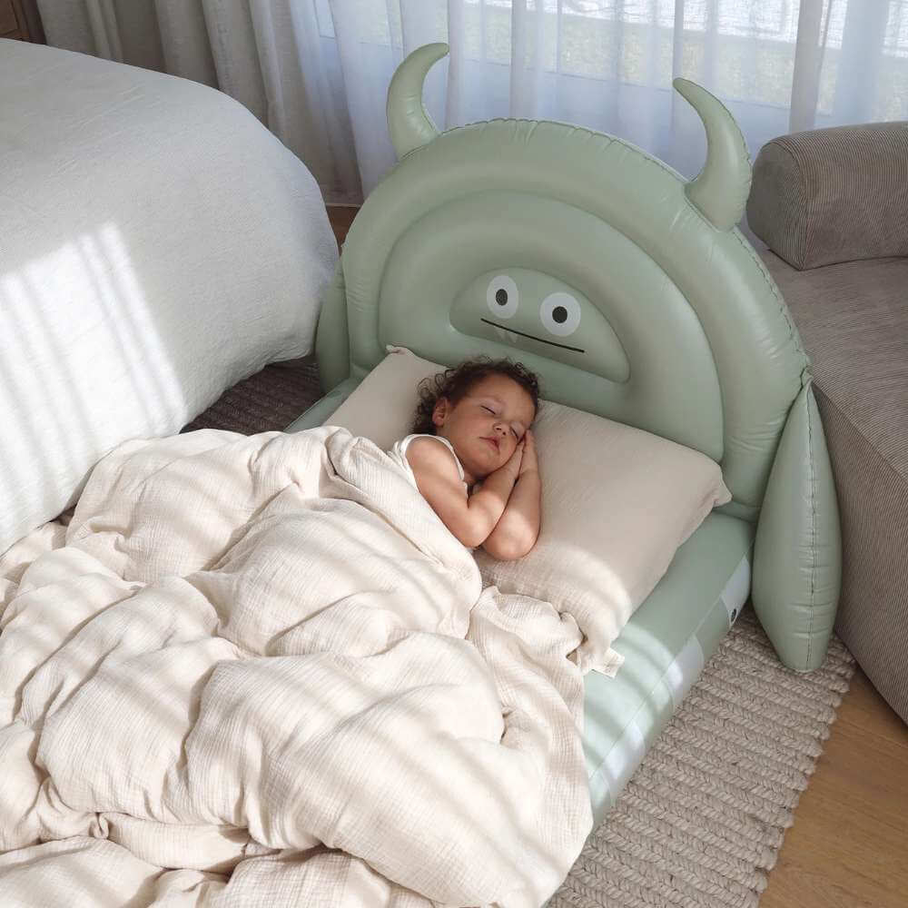 SunnyLife Kids Sleepover Bed Monster Sage - Funky Gifts NZ