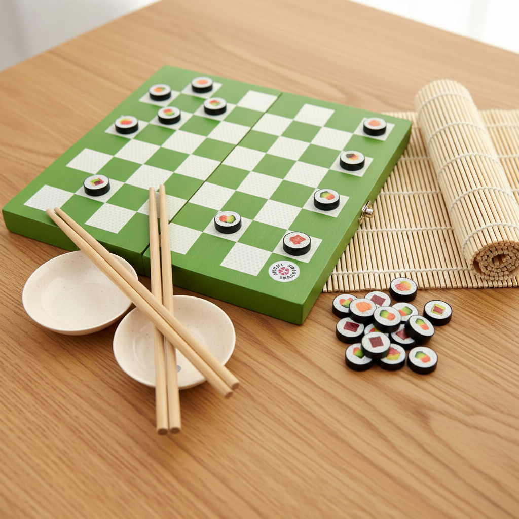 Sushi Checkers - Funky Gifts NZ