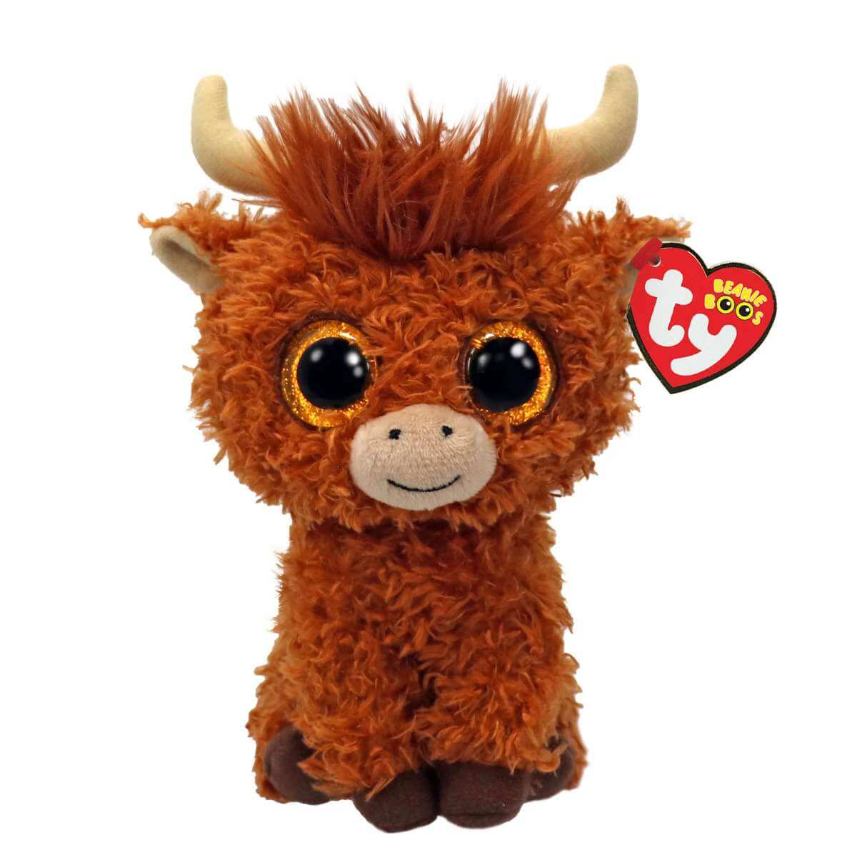 TY Beanie Alfie Highland Cow - Funky Gifts NZ