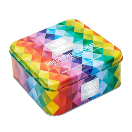 Tea Tonic Gourmet Tin - Mini Tea Chest - Funky Gifts NZ