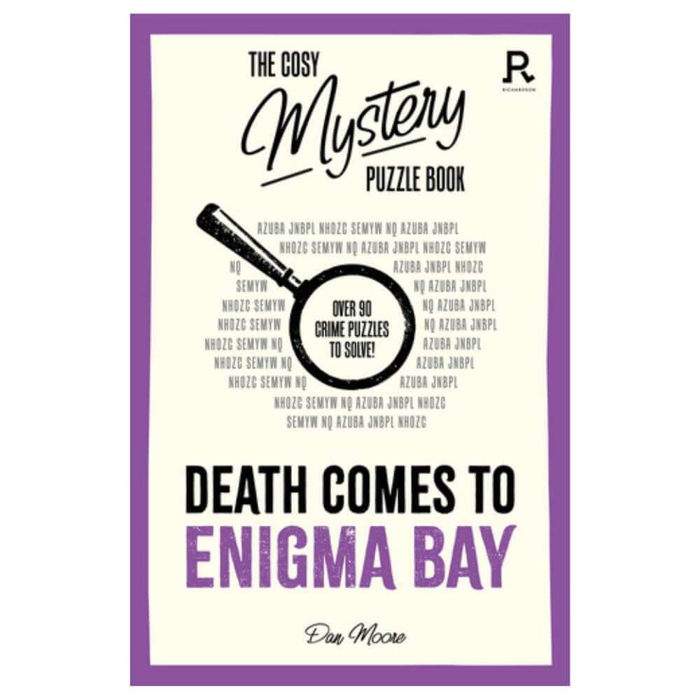 The Cosy Mystery Puzzle Book - Death Comes To Enigma Bay - Funky Gifts NZ