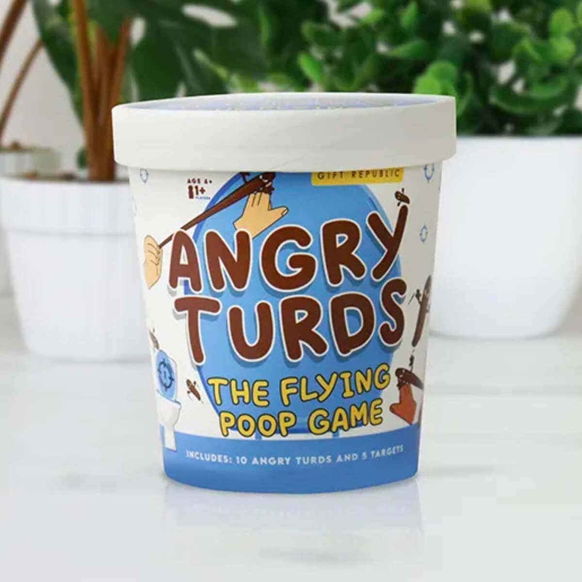 Angry Turds – The Flying Poop Game - Funky Gifts NZ