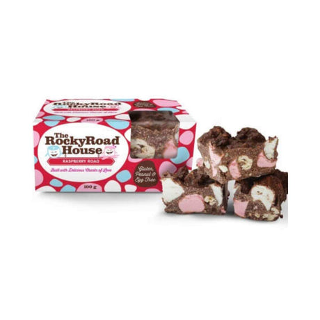 The Rocky Road House - Raspberry Road – 100g - Funky Gifts NZ