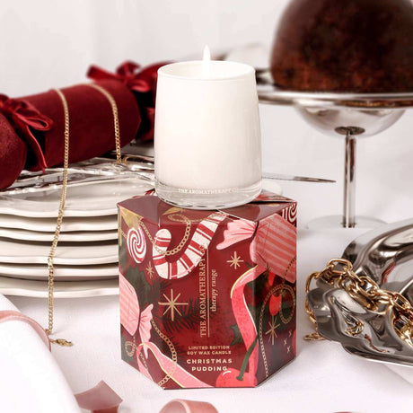 Therapy Festive Collection Candle 80g - Christmas Pudding - Funky Gifts NZ