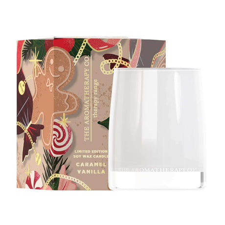 Therapy Festive Collection Candle 80g - Caramel Vanilla - Funky Gifts NZ