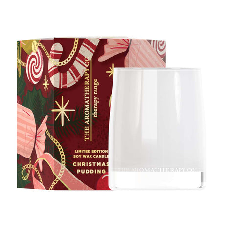 Therapy Festive Collection Candle 80g - Christmas Pudding - Funky Gifts NZ