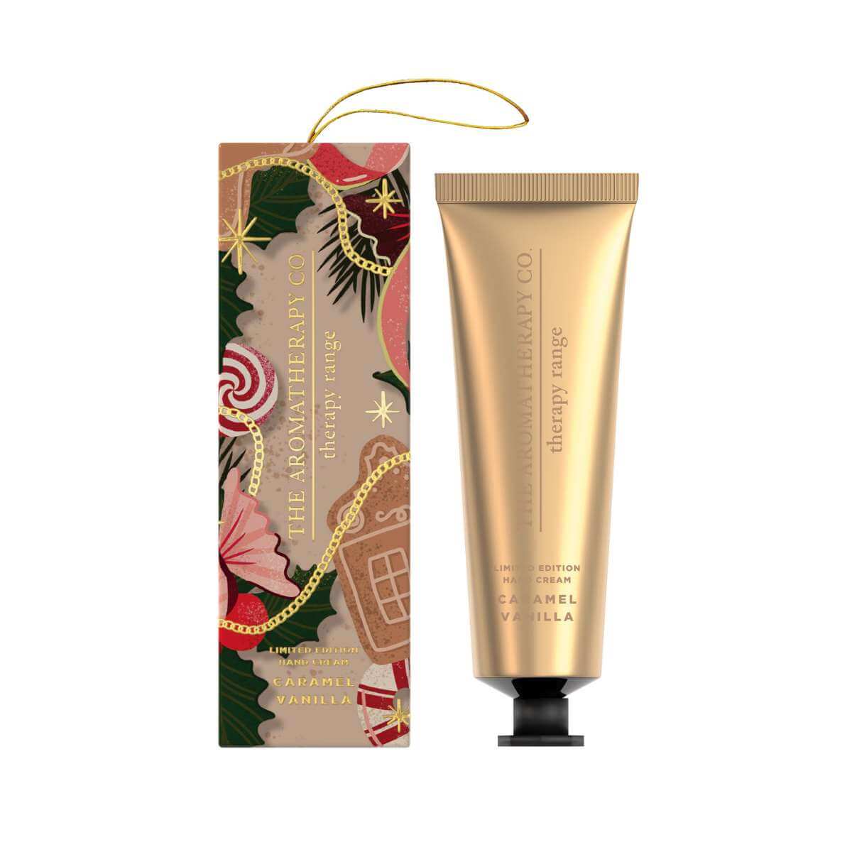 Therapy Festive Collection Hand Cream 50ml - Caramel Vanilla - Funky Gifts NZ
