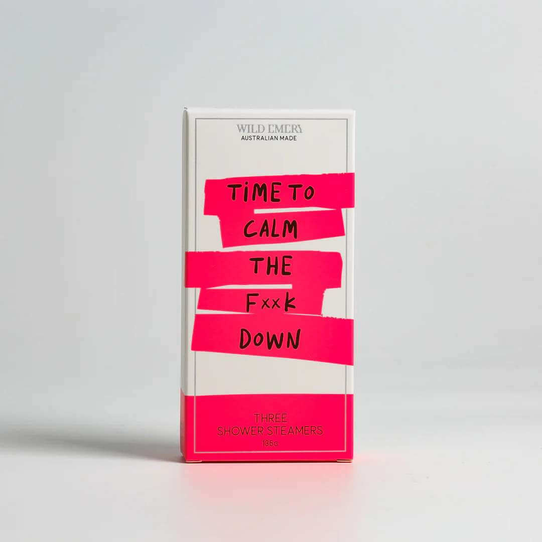 Time To Calm The F*ck Down - Shower Steamer 3pk - Funky Gifts NZ
