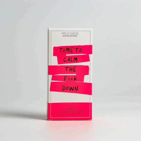 Time To Calm The F*ck Down - Shower Steamer 3pk - Funky Gifts NZ