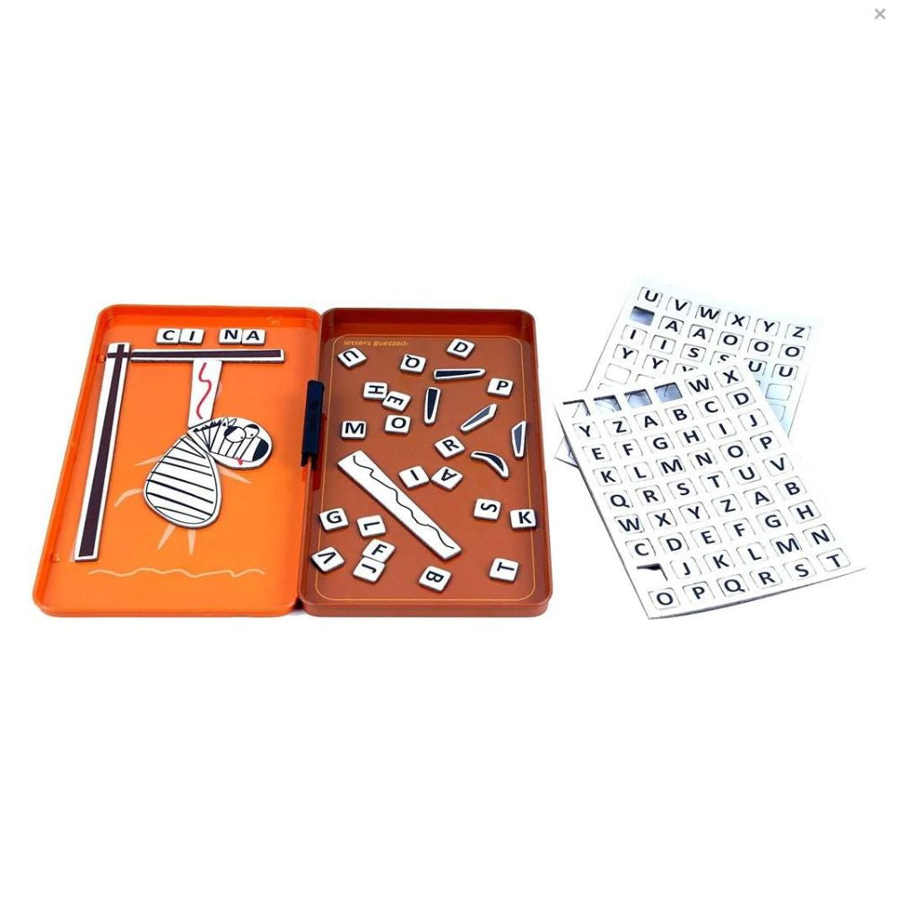 Tin Travel Game - Hangman - Funky Gifts NZ