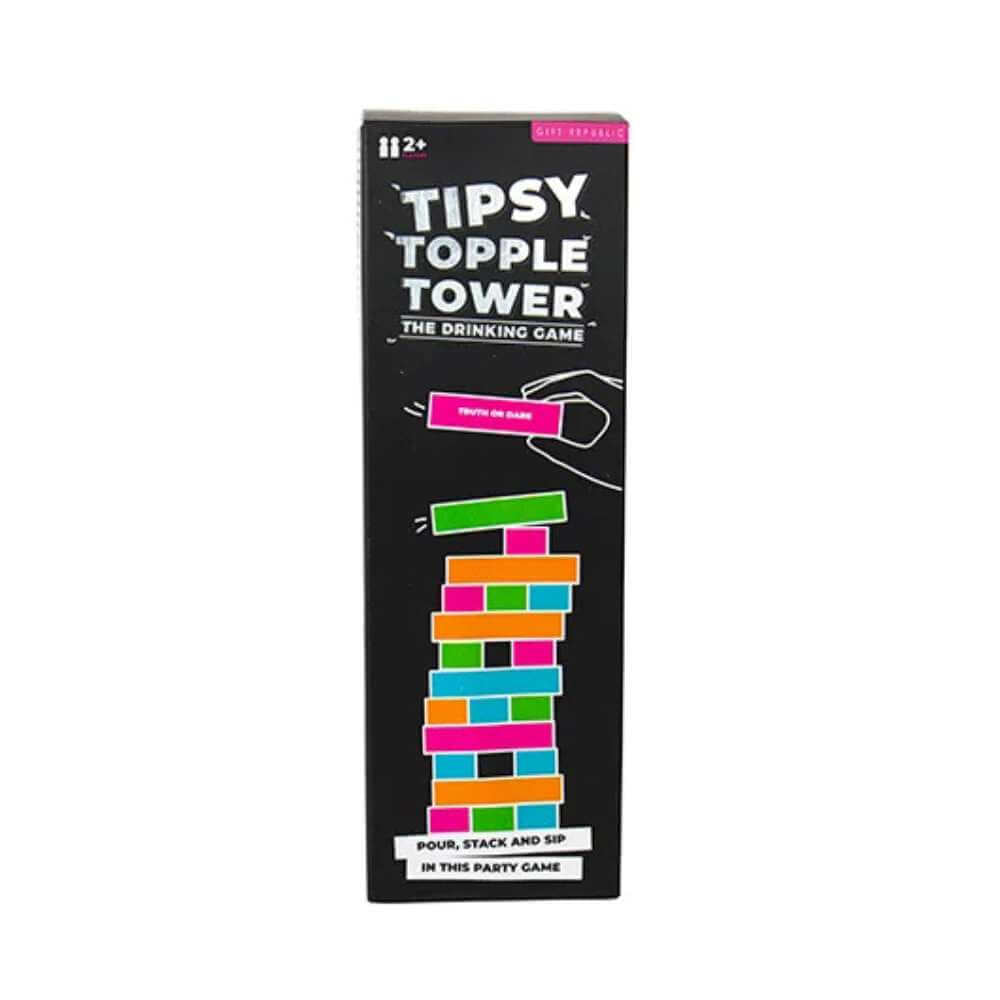 Tipsy Topple Tower - The Drinking Game - Funky Gifts NZ