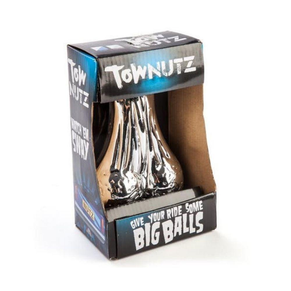 Chrome Tow Nutz - Funky Gifts NZ