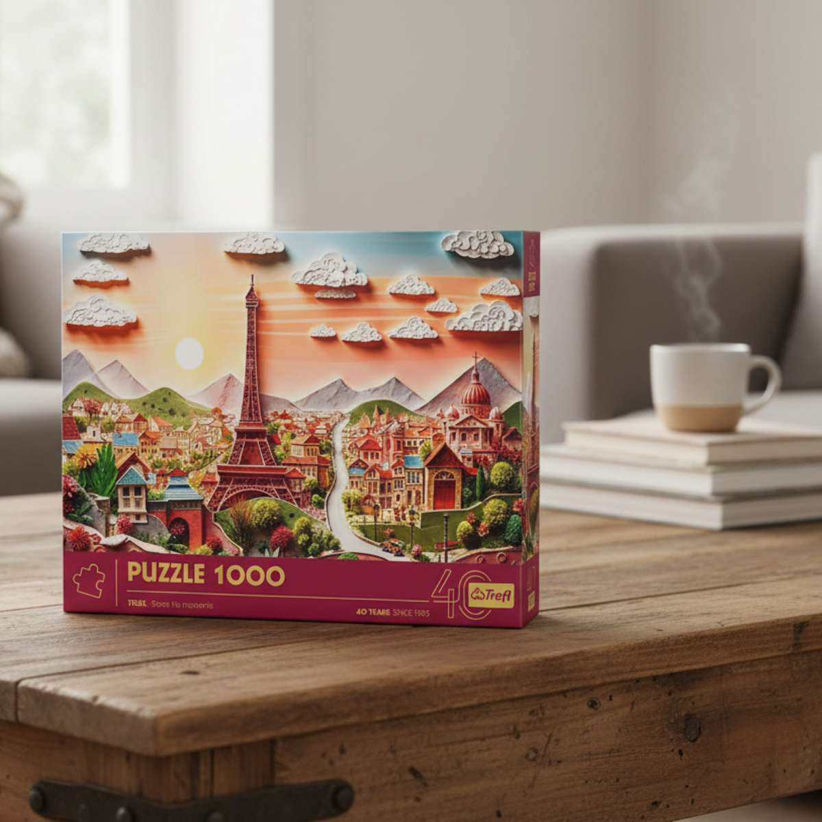 Trefl Puzzle "1000"- Paper Art: Paris - Funky Gifts NZ