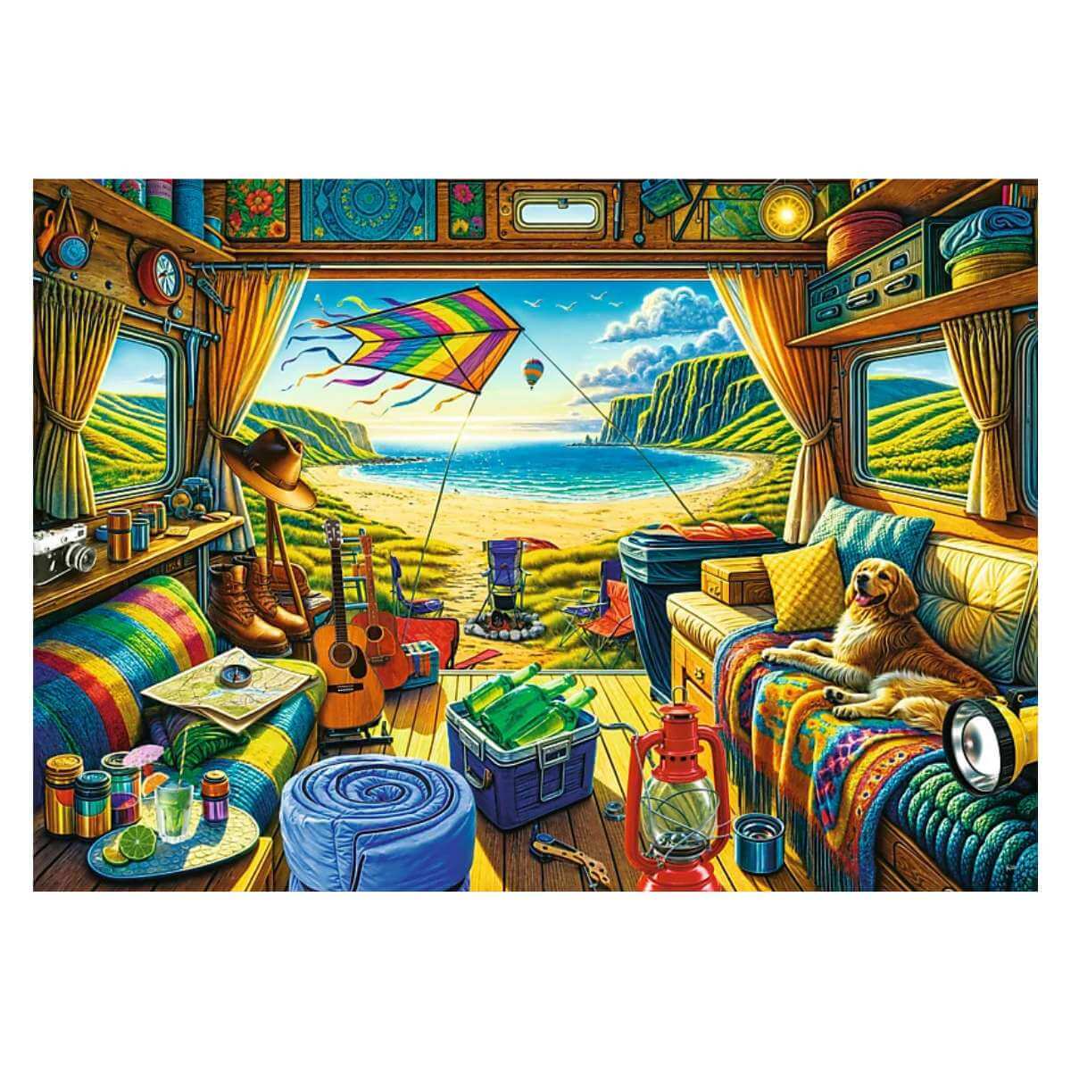 Trefl Puzzle "1000"- Tea Time: Van Life - Funky Gifts NZ