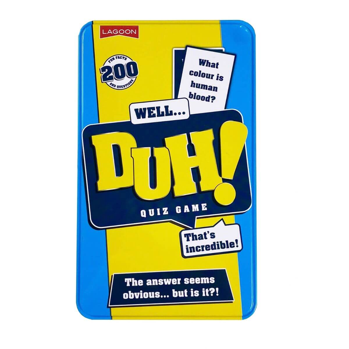 Lagoon Well Duh! Tin - Funky Gifts NZ