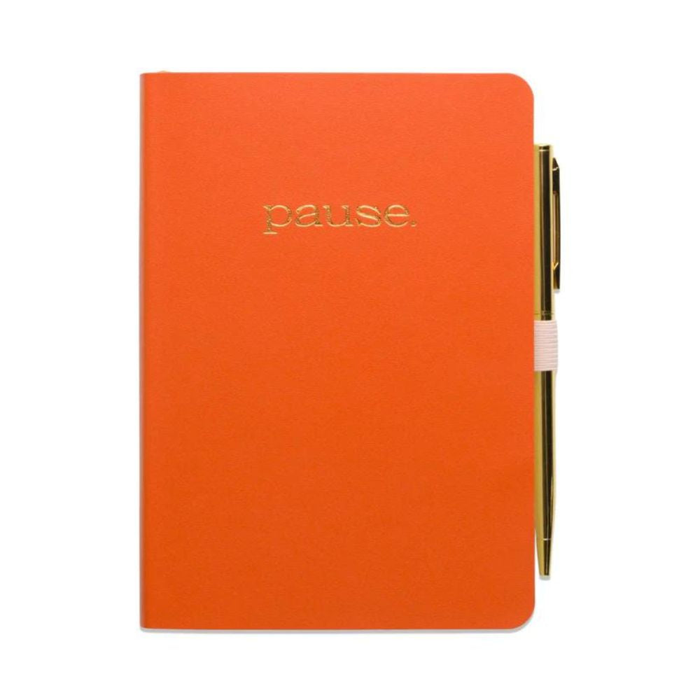 Vegan Leather Gratitude Journal - Pause - Funky Gifts NZ