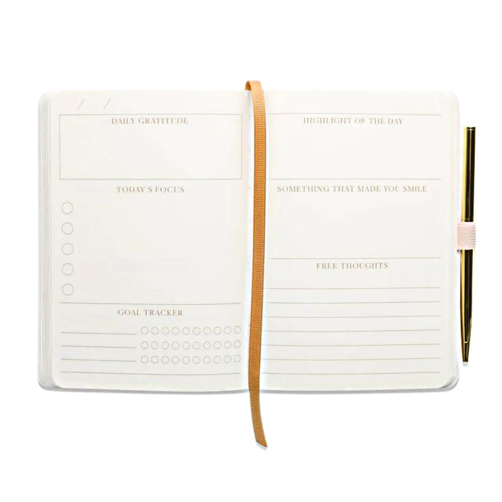 Vegan Leather Gratitude Journal - Pause - Funky Gifts NZ