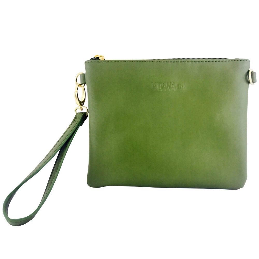 Viaduct Clutch - Olive - Funky Gifts NZ