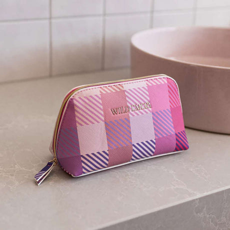 Wild Emery Small PinkToiletry Bag - Funky Gifts NZ