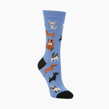 Women's Yappy Days Bamboo Crew Sock - Funky Gifts NZ