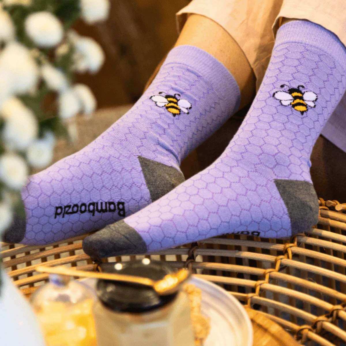 Women's Honeycomb Bamboo Sock - Funky Gifts NZ