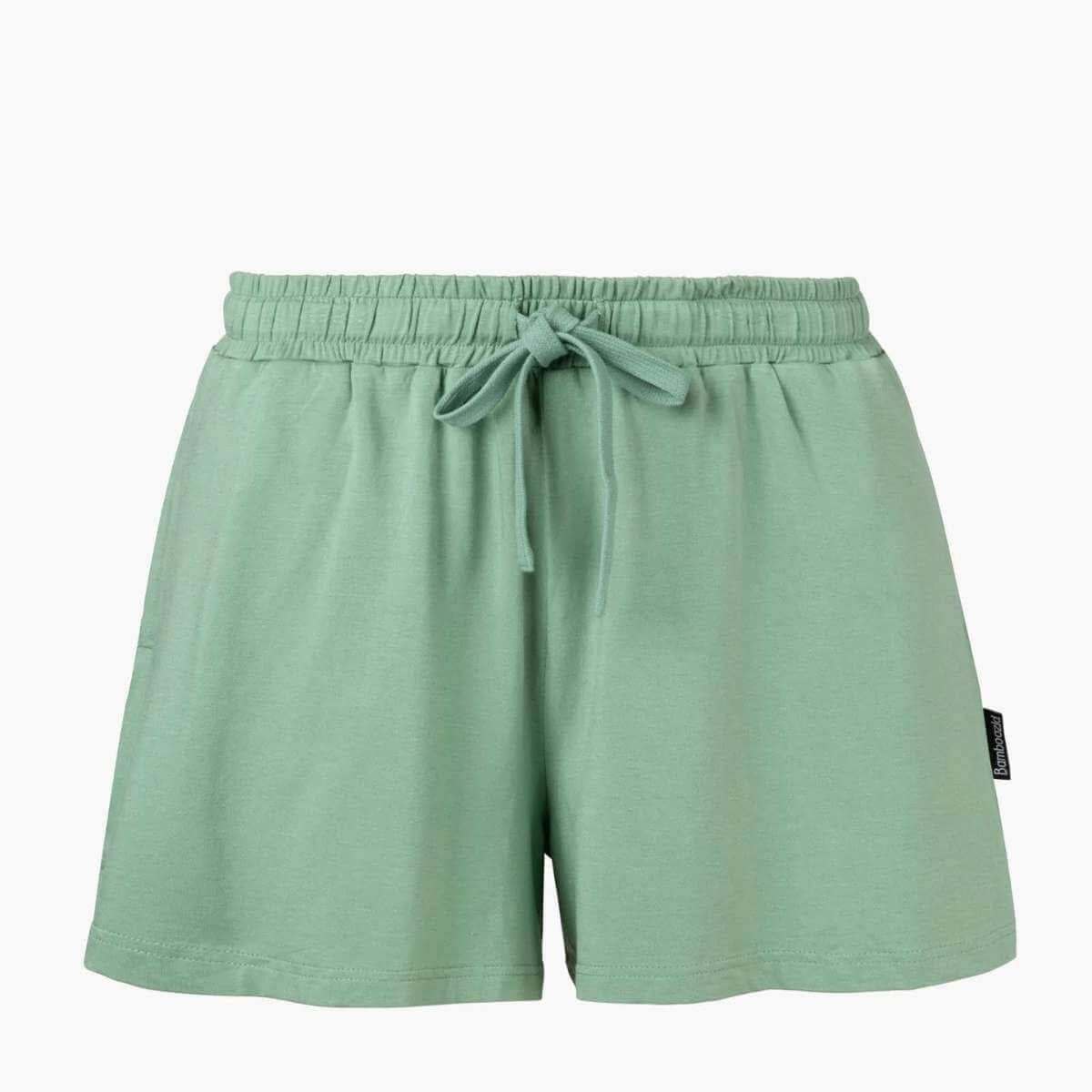 Women's Comfy Bamboo Jersey Sleep Short - Sage - Funky Gifts NZ