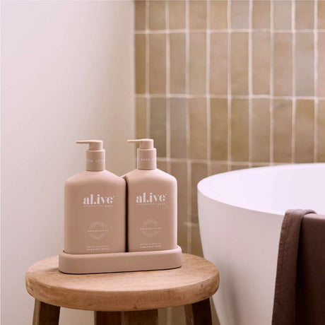 Al.ive Body Wash & Body Apricot & Sweet Fig Duo Pack - Funky Gifts NZ