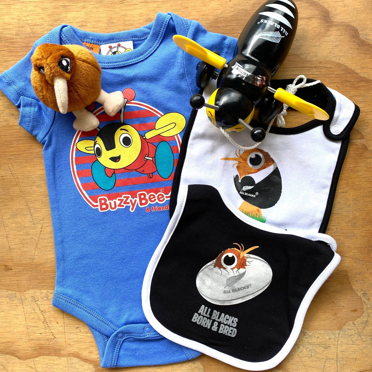 All Black's Biggest Fan Baby Gift Pack - Funky Gifts NZ