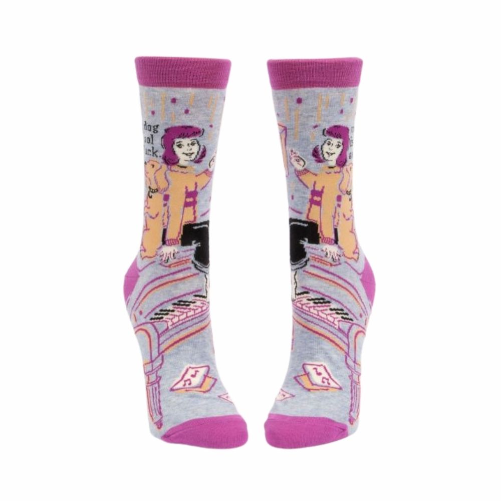 Women's Socks – My Dog Is Cool As F**k - Blue Q - Funky Gifts NZ