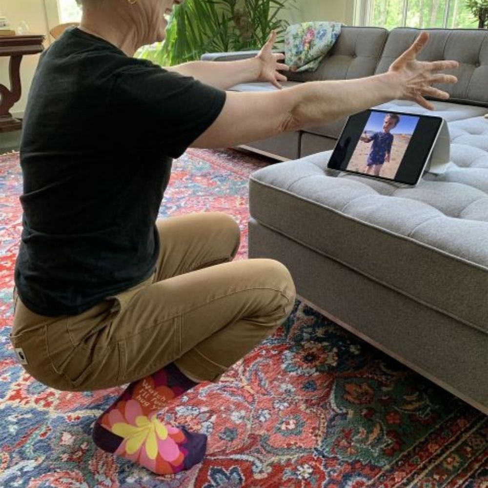 Women's Socks - Watch Out. I'll Fuckin' Hug You - Blue Q - Funky Gifts NZ