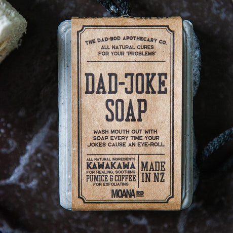 Moana Road Kawakawa Soap - Dad Joke - Funky Gifts NZ