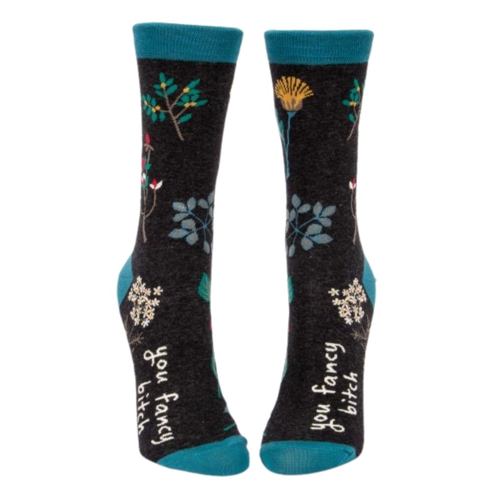 Women's Socks - You Fancy Bitch - Blue Q - Funky Gifts NZ