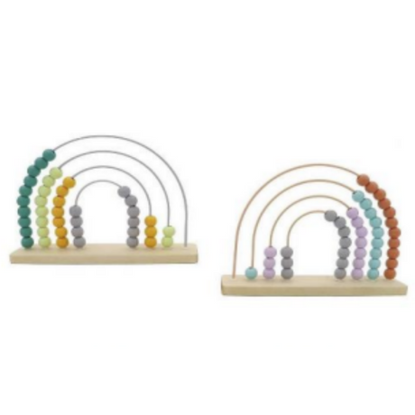 Wooden Rainbow Abacus - Funky Gifts NZ