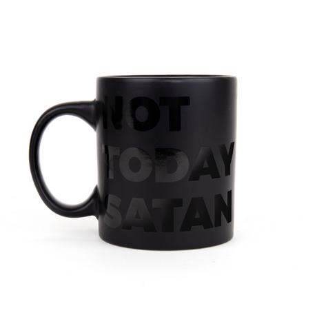 Not Today Satan Novelty Mug - Funky Gifts NZ