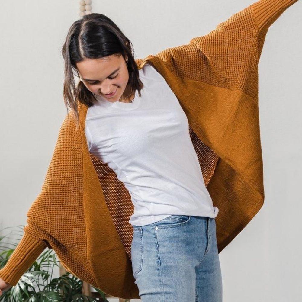 Hello Friday The Cocoon Knit - Spice - Funky Gifts NZ