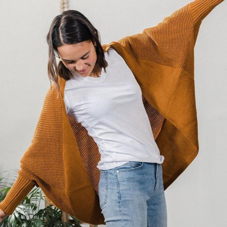 Hello Friday The Cocoon Knit - Spice - Funky Gifts NZ