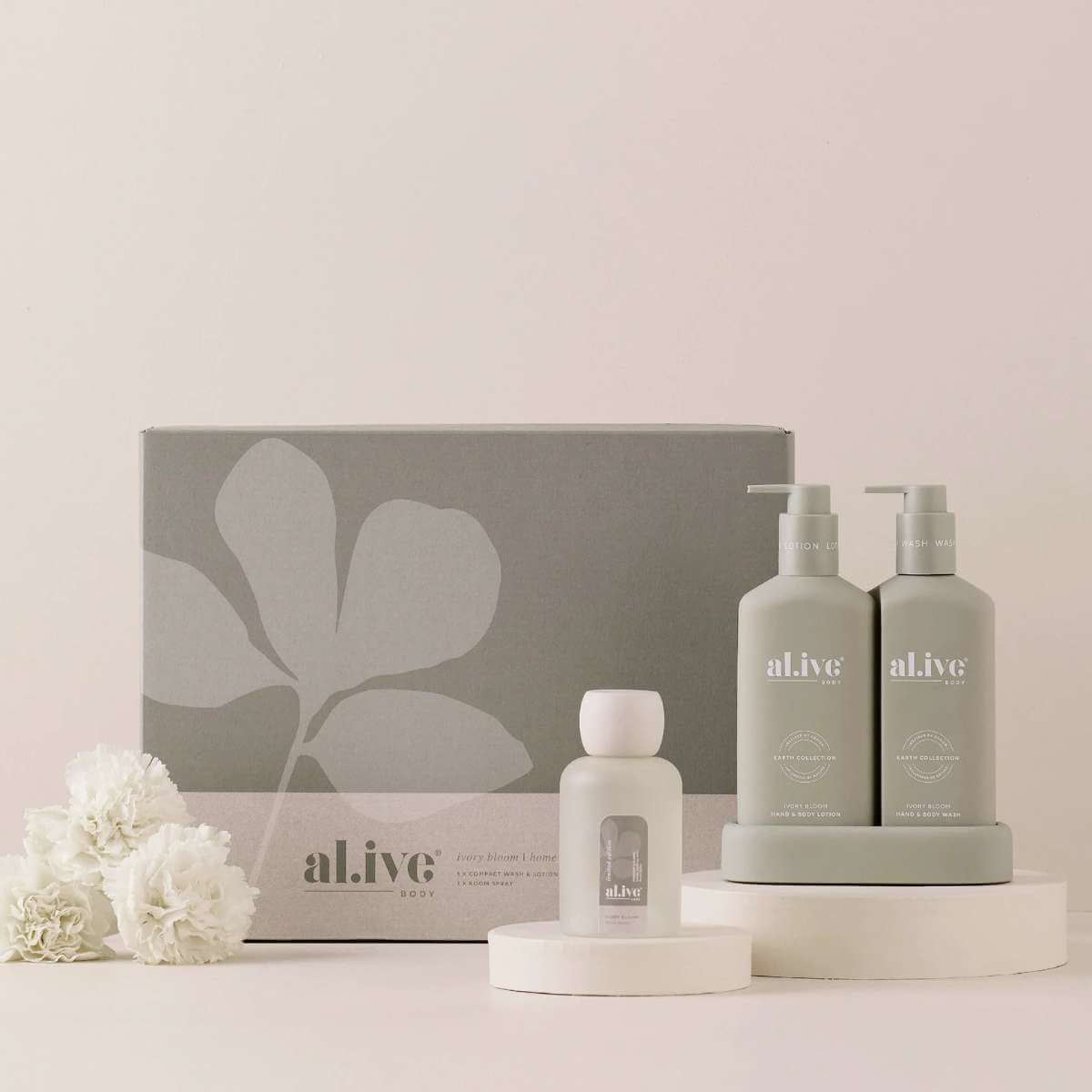 Al.ive Body Home Ritual Set - Ivory Bloom - Funky Gifts NZ
