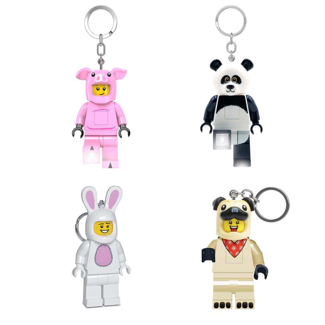LEGO Minifigures Keychain Light Animals - Funky Gifts NZ
