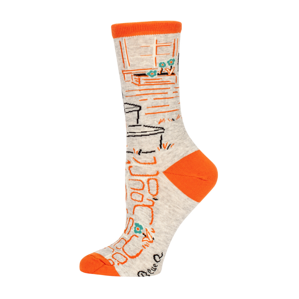 Women's Socks – My Cat Is Cool As F*ck - Blue Q - Funky Gifts NZ