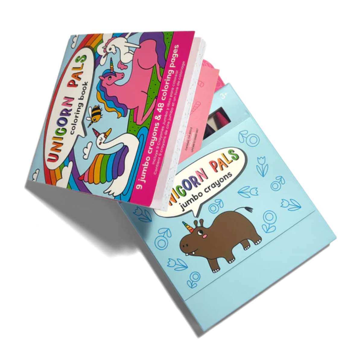 Carry Along Colouring Book Set - Unicorn Pals - Funky Gifts NZ