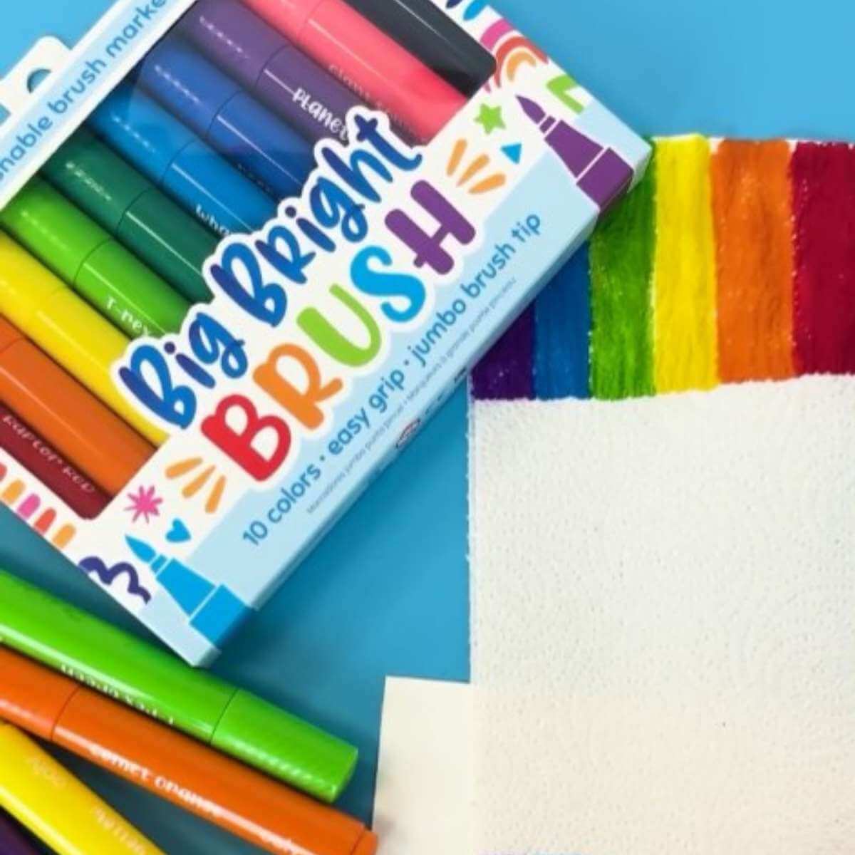 Big Bright Brush Markers - Funky Gifts NZ