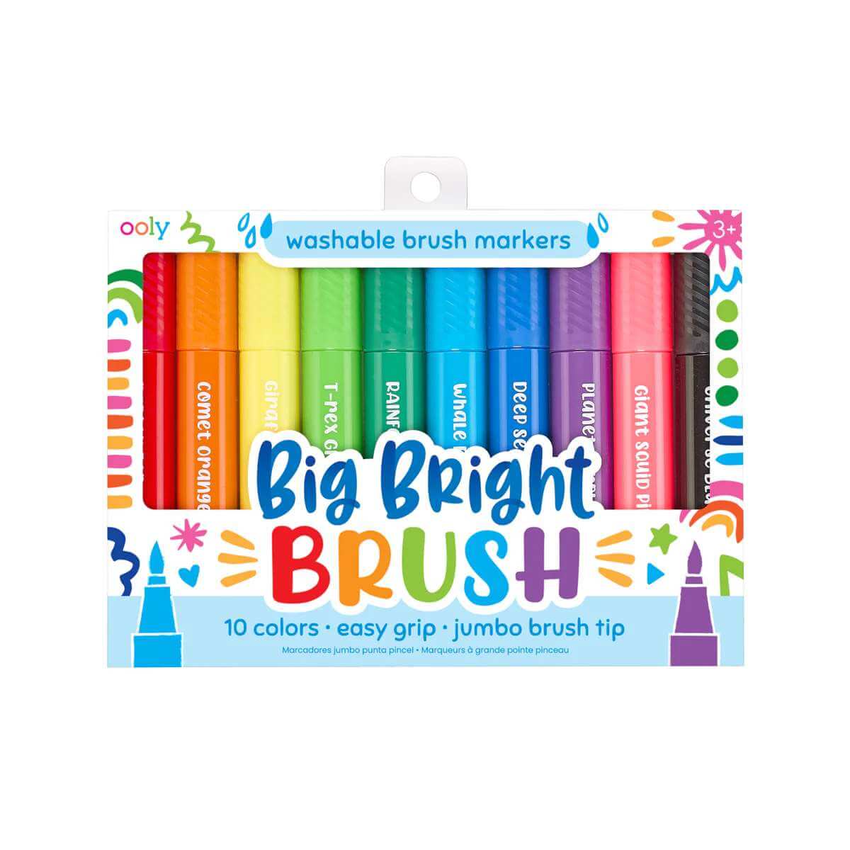 Big Bright Brush Markers - Funky Gifts NZ