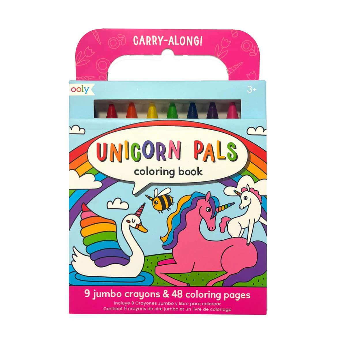 Carry Along Colouring Book Set - Unicorn Pals - Funky Gifts NZ