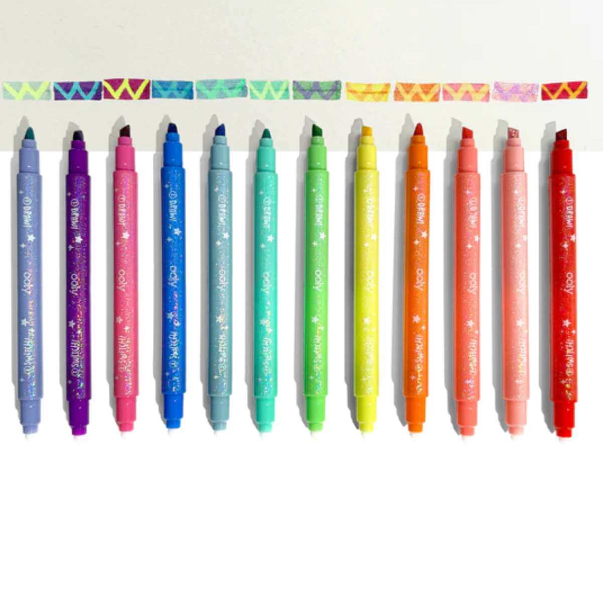 Switch-eroo! Glittery Colour Changing Markers - Funky Gifts NZ