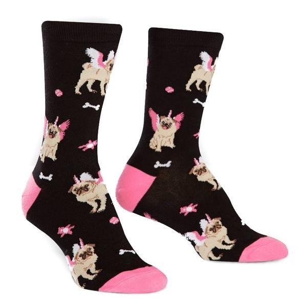 Sock It To Me - Women's Crew Socks - Pugasus - Funky Gifts NZ