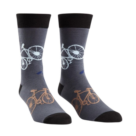 Sock It To Me - Men's Crew Socks - Large Bikes - Funky Gifts NZ