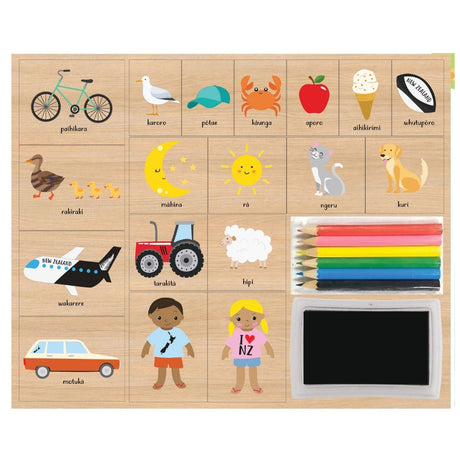 Tane & Ruby's Stamp Activity Set - A Day in the Life Of - Funky Gifts NZ